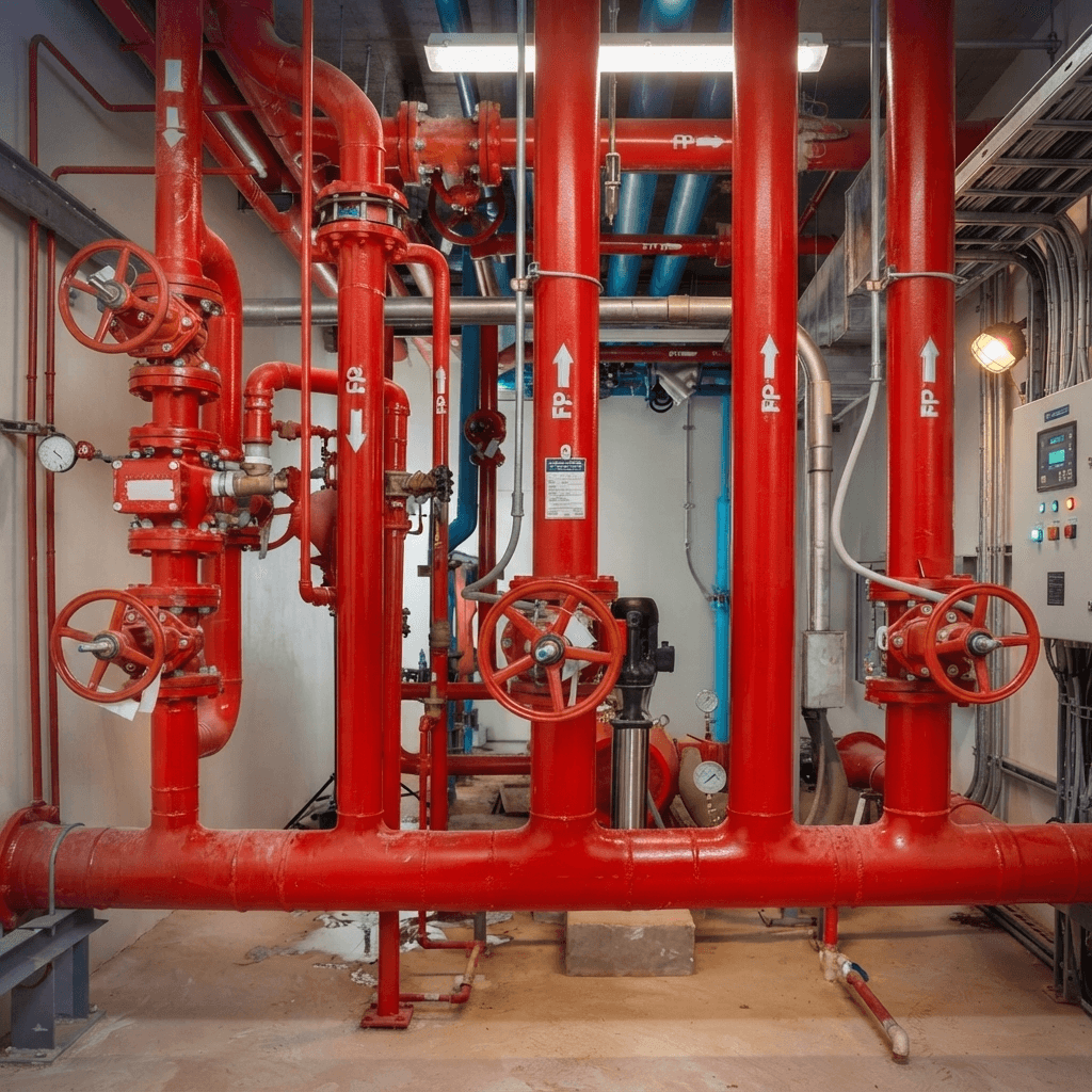 Industrial tank and vessel fabrication in a metal workshop
